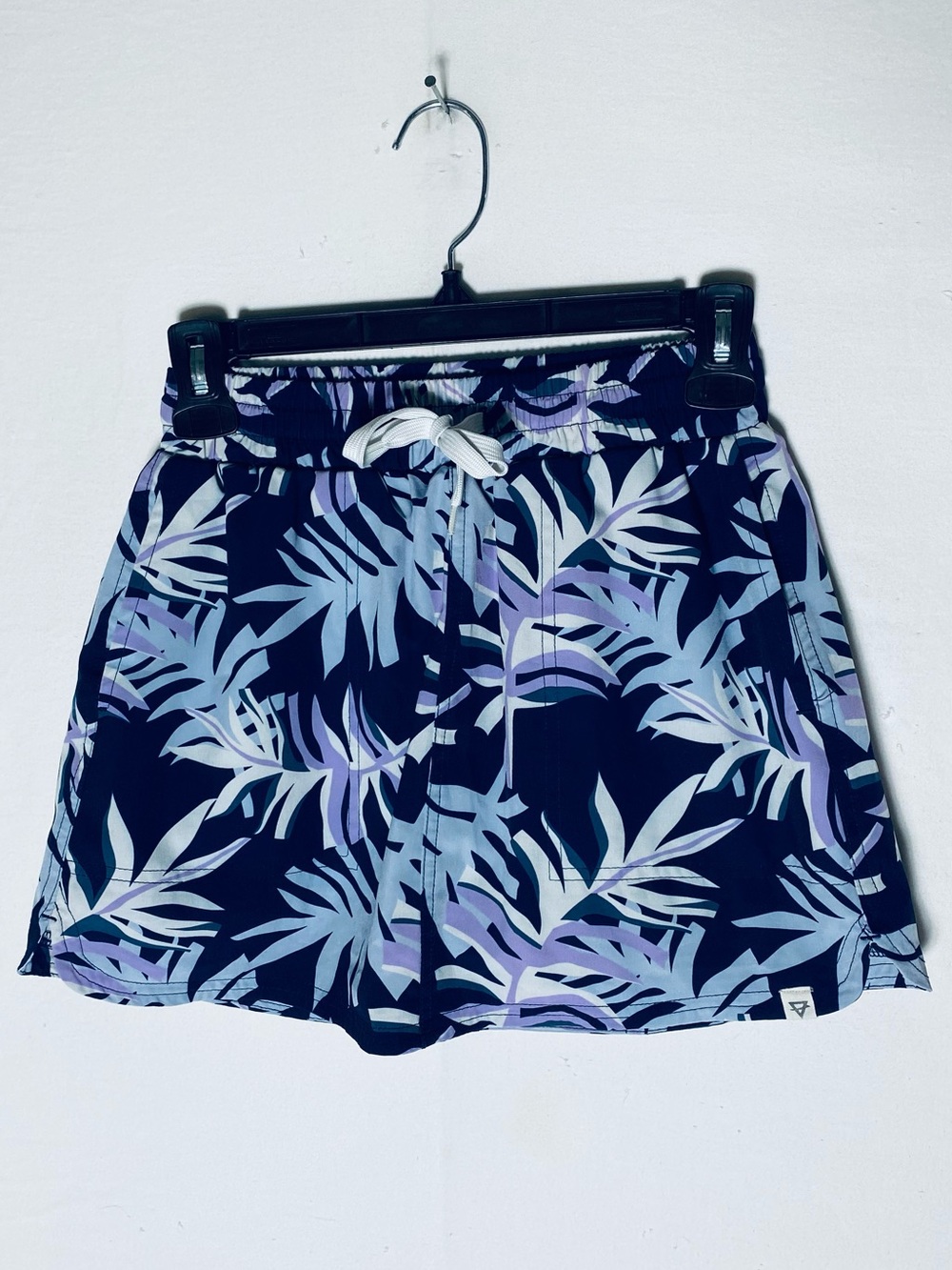 LIV Outdoor Navy Purple Palm Leaf Print Skort Size XS